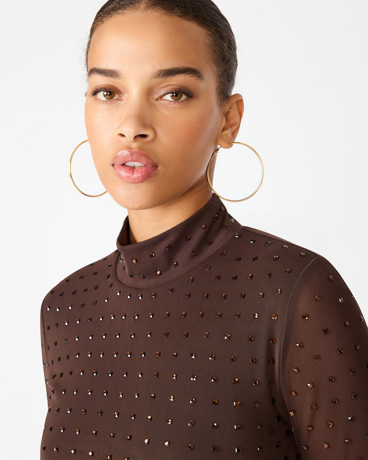 KRISTA DRESS DARK BROWN - view 4