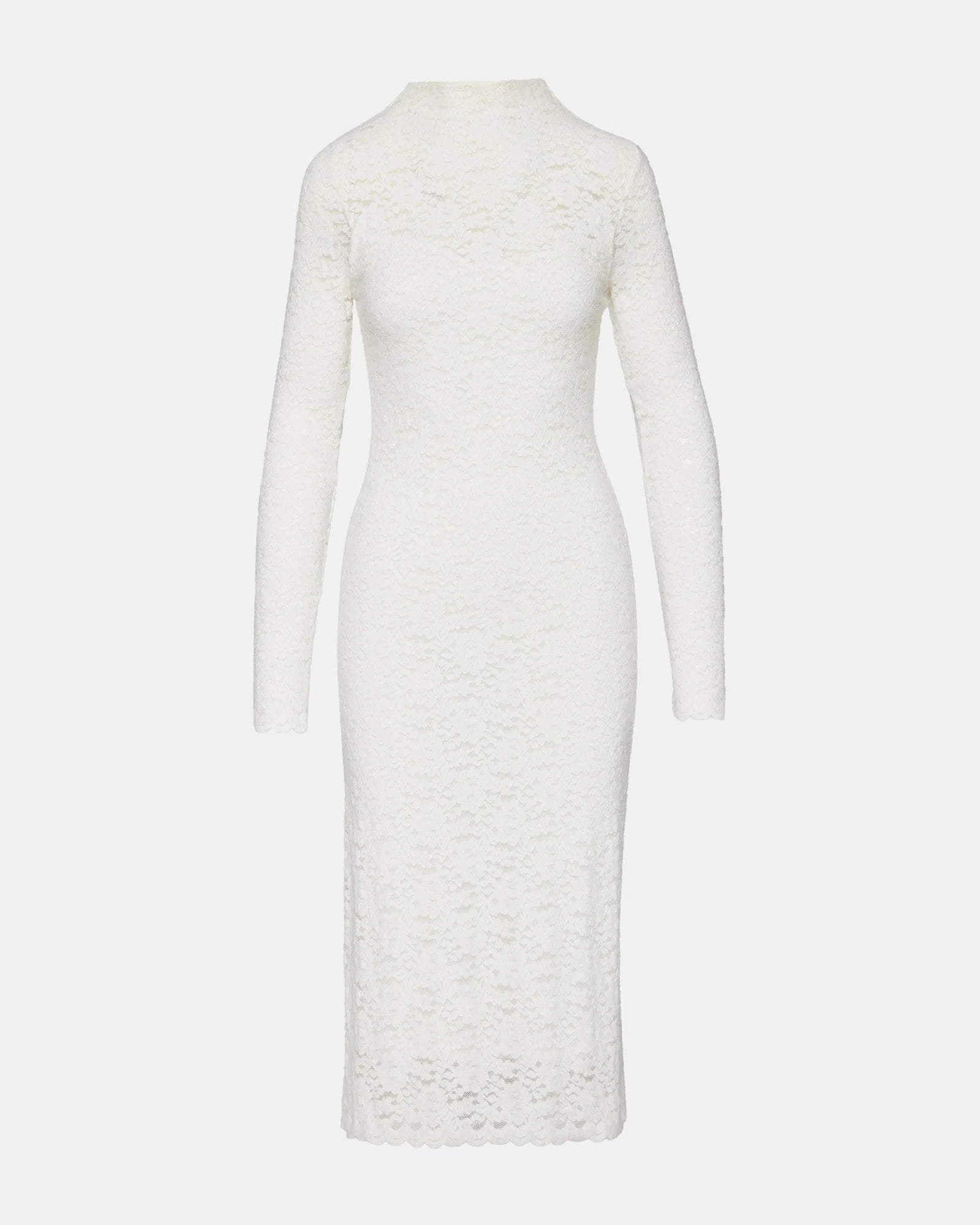 midi dress with sleeves canada Cotton Cashmere Ribbed Long Sleeve Crew Midi Dress in Mountain Spring Blue