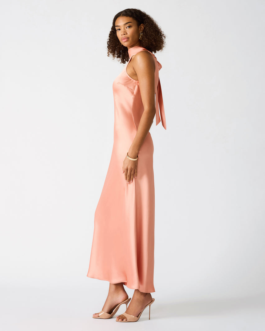 LARA DRESS APRICOT - Clothing - Steve Madden Canada - view 3