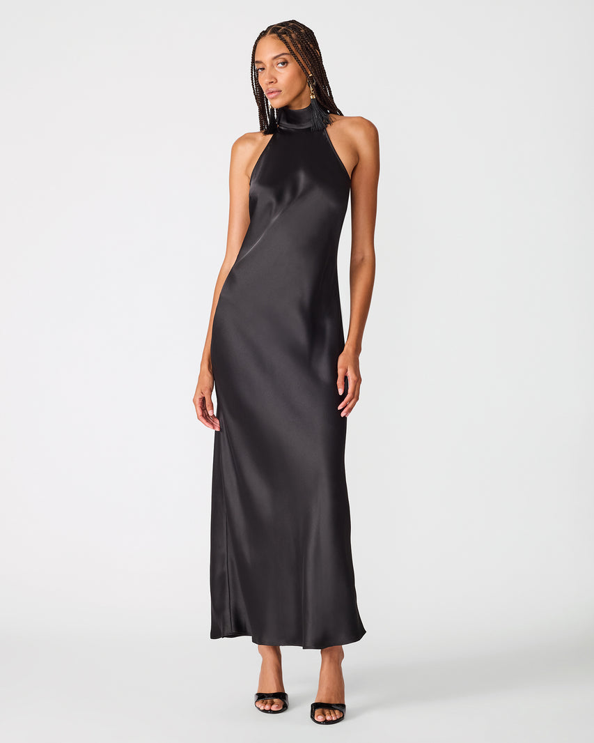LARA DRESS BLACKENED PEARL