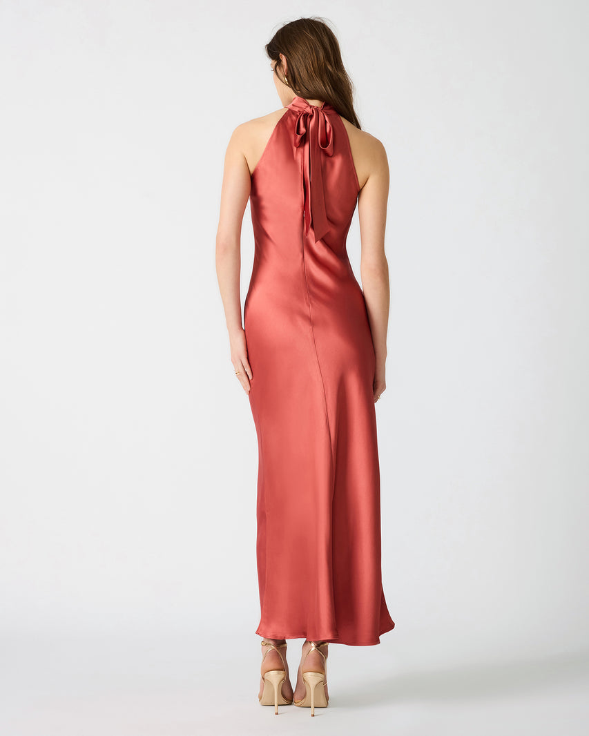 LARA DRESS DUSTY CEDAR - Clothing - Steve Madden Canada - view 6