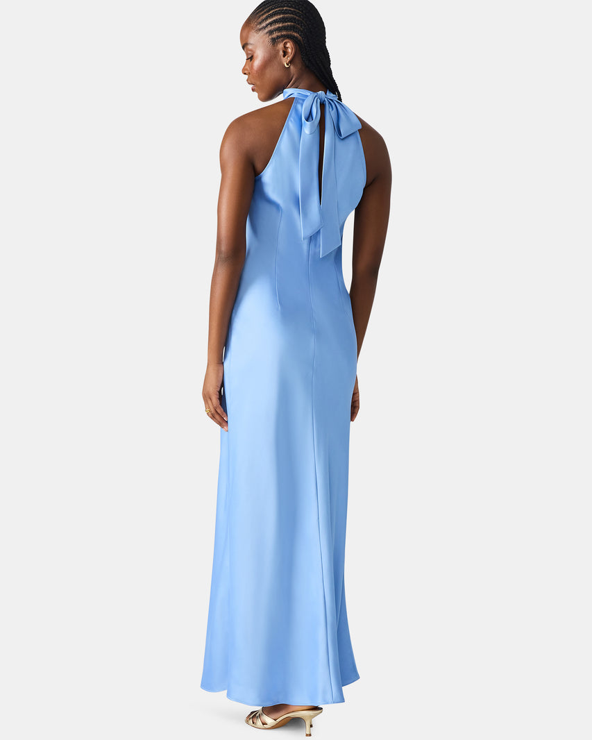 LARA DRESS BLUE - Clothing - Steve Madden Canada - view 6
