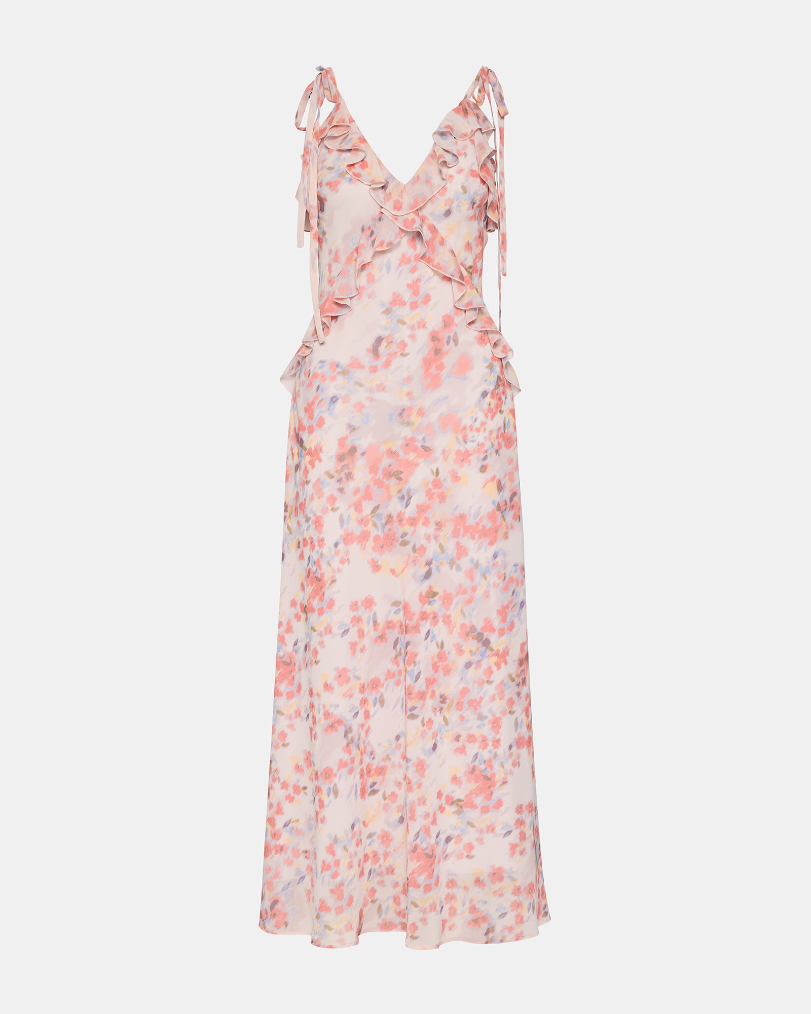 ADALINA DRESS FLORAL Lavender Maxi Dress | Women's Designer Dresses Steve Madden Canada ADALINA DRESS FLORAL Lavender Maxi Dress | Women's Designer Dresses Steve Madden Canada