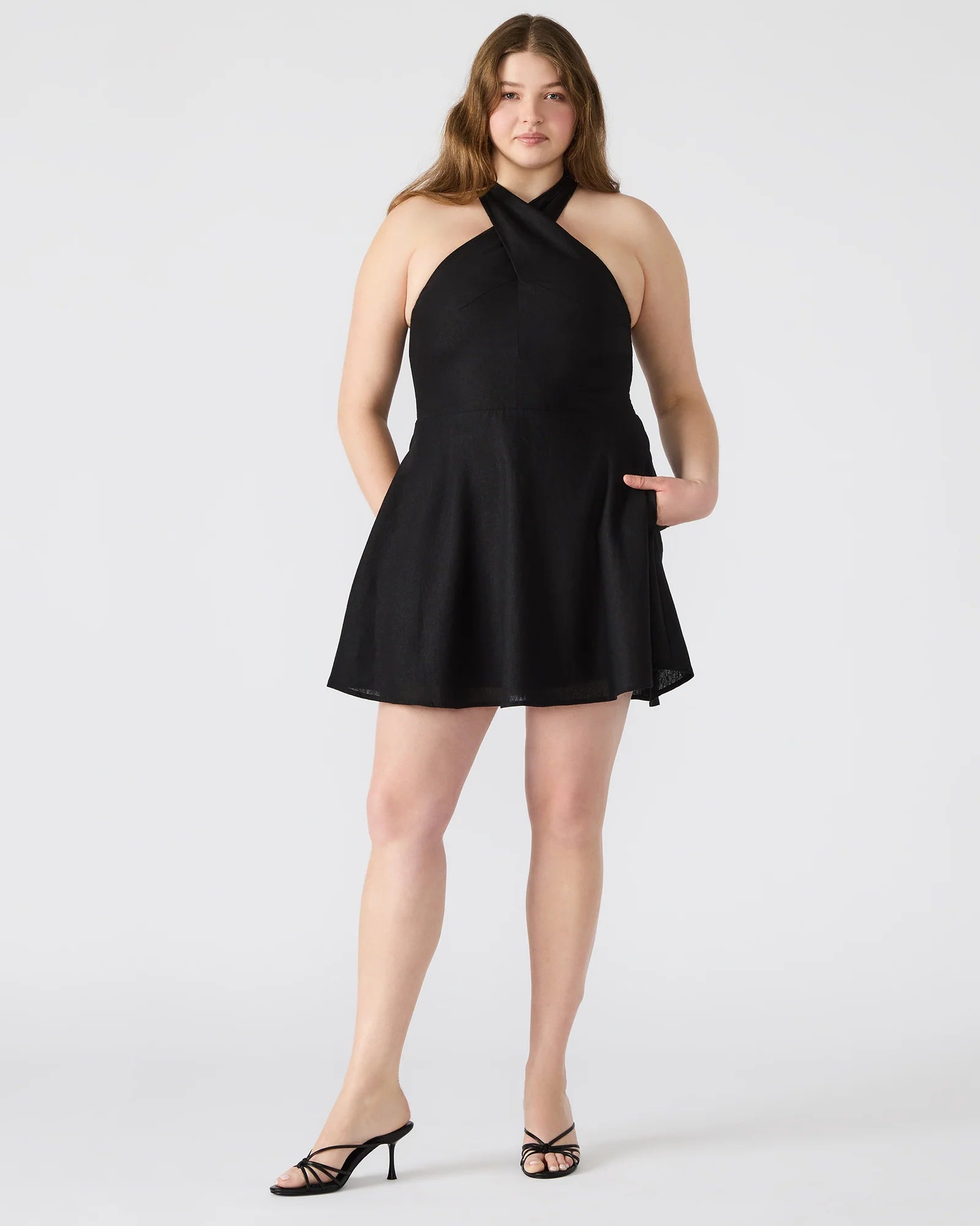 steve madden kosta halter neck mini dress Steve Madden Women's Kosta Halter Neck Mini Dress - White