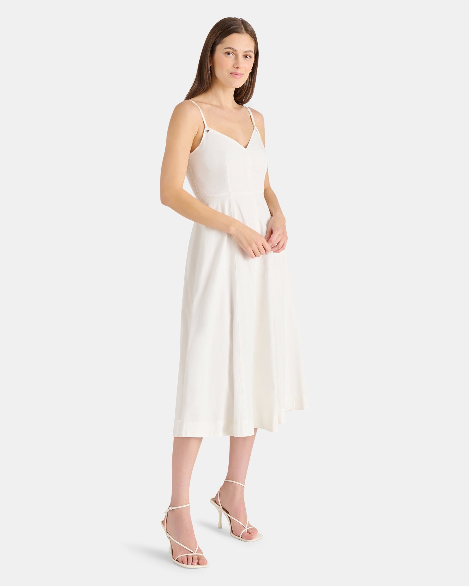 white midi dress canada Midi White Dresses