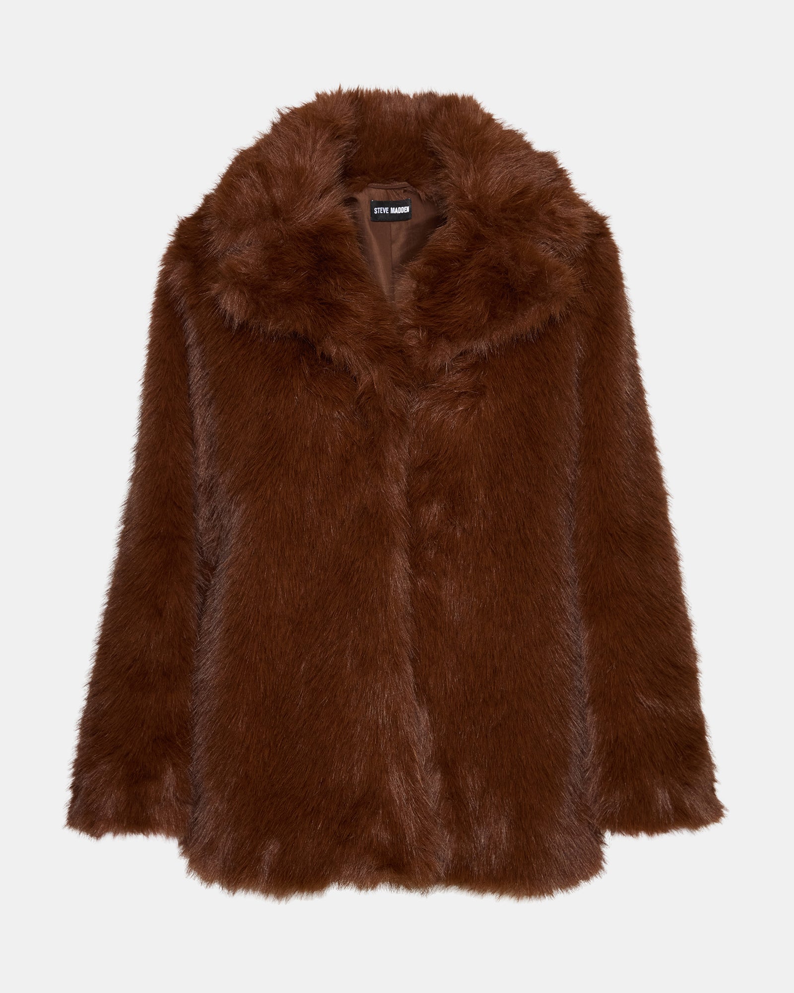 KINDRA COAT BROWN - Clothing - Steve Madden Canada - view 6