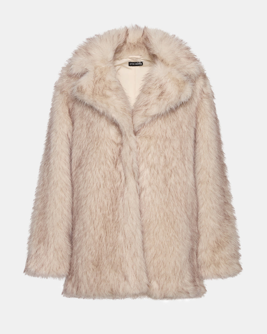 KINDRA COAT NATURAL - Clothing - Steve Madden Canada - view 6