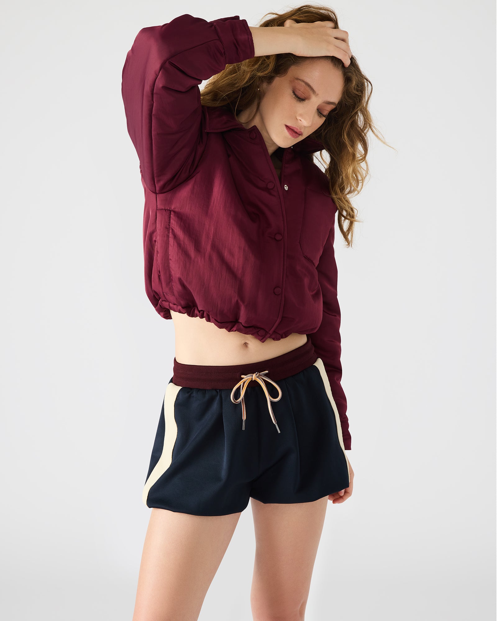SELMA JACKET WINE - Clothing - Steve Madden Canada - view 5