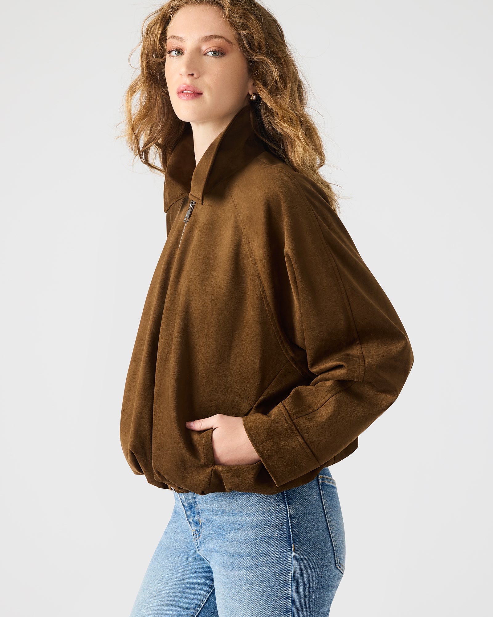 MACKEY JACKET CHESTNUT - Clothing - Steve Madden Canada - view 3