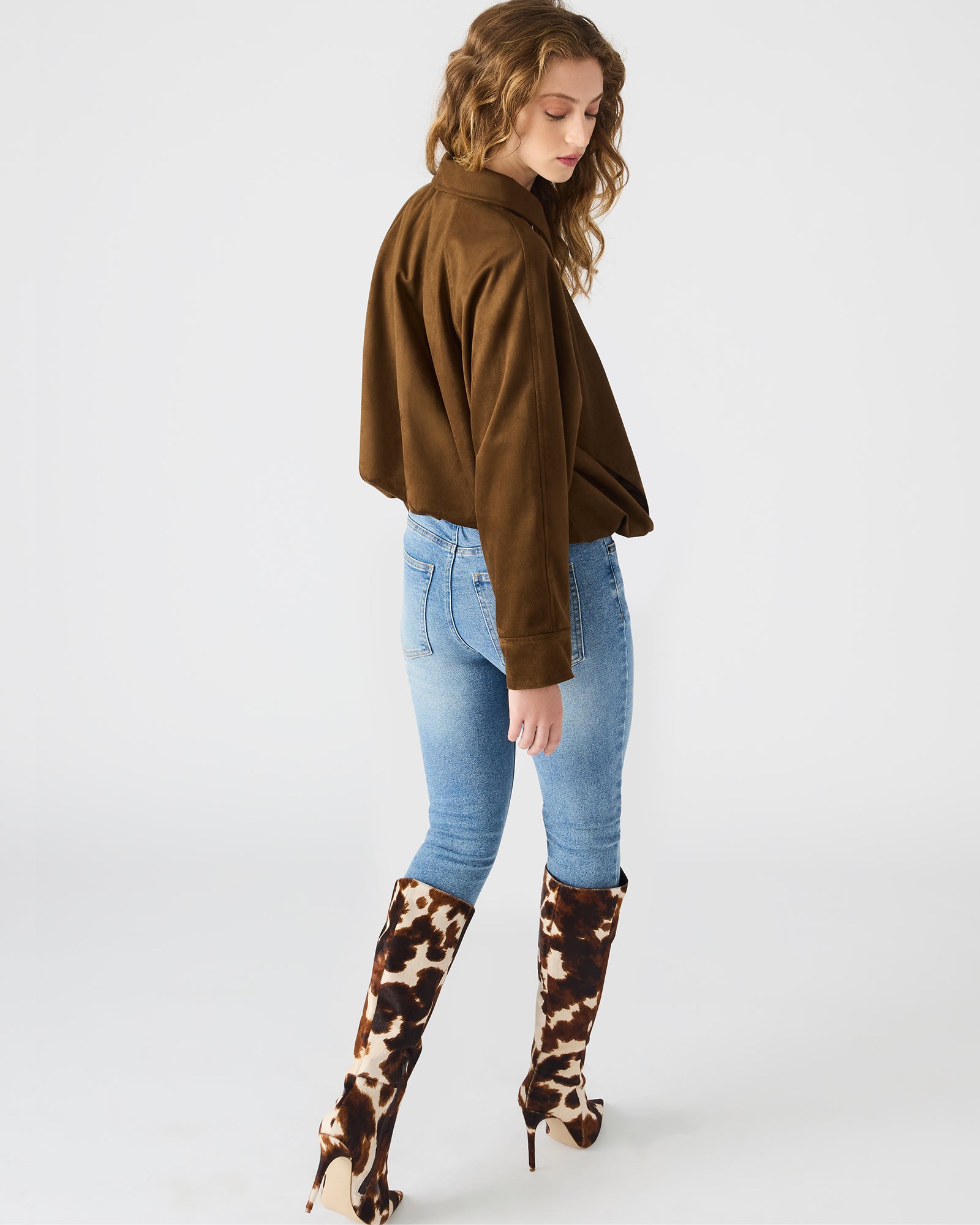 MACKEY JACKET CHESTNUT - Clothing - Steve Madden Canada - view 6