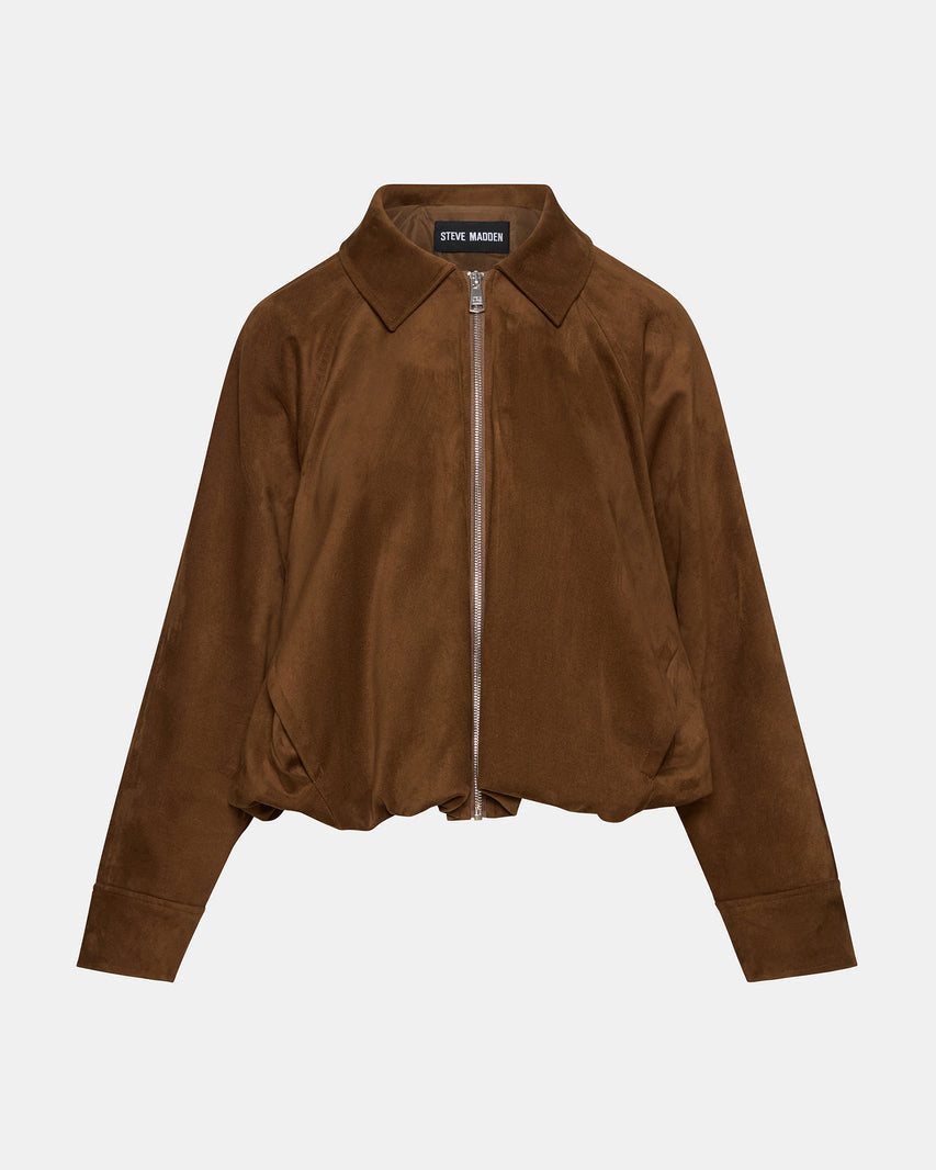 MACKEY JACKET CHESTNUT - Clothing - Steve Madden Canada - view 8
