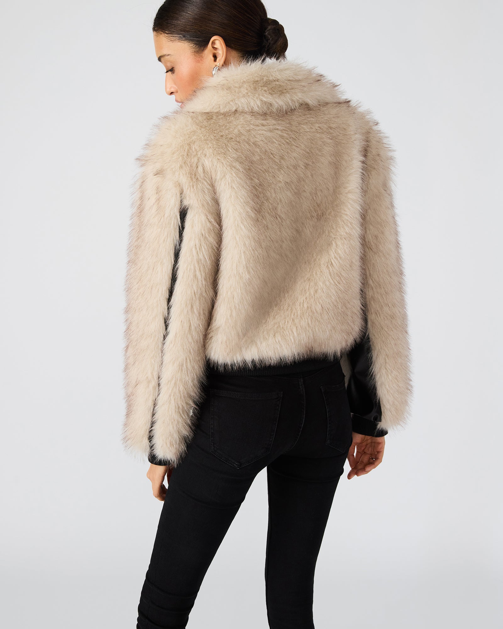 CHARMAINE JACKET NATURAL - Clothing - Steve Madden Canada