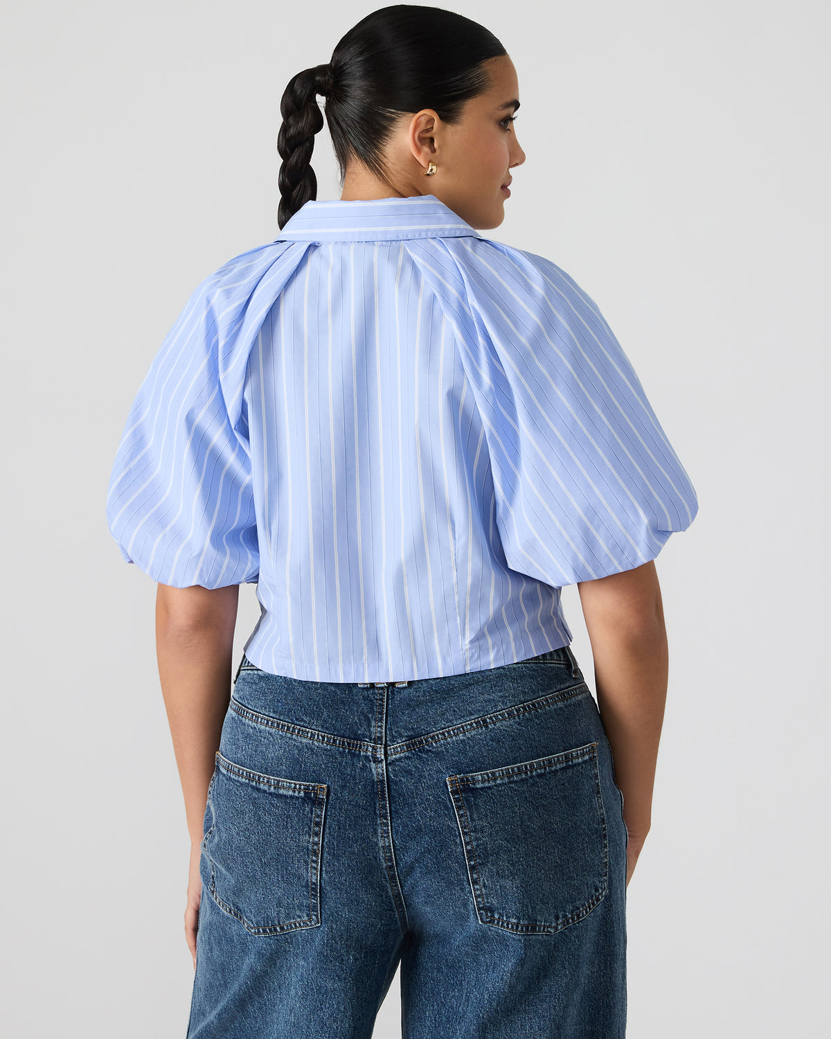 REECE TOP LIGHT BLUE - Clothing - Steve Madden Canada - view 5