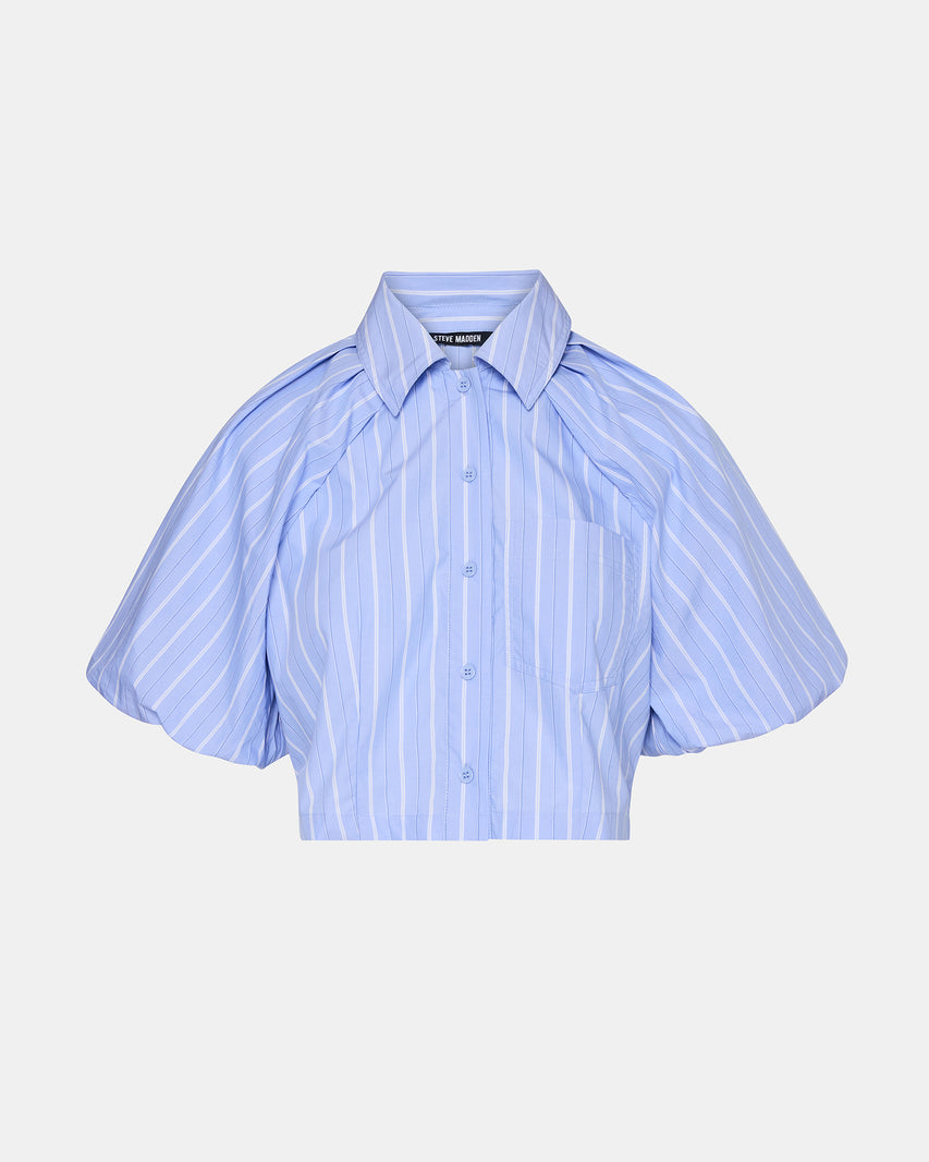 REECE TOP LIGHT BLUE - Clothing - Steve Madden Canada - view 6