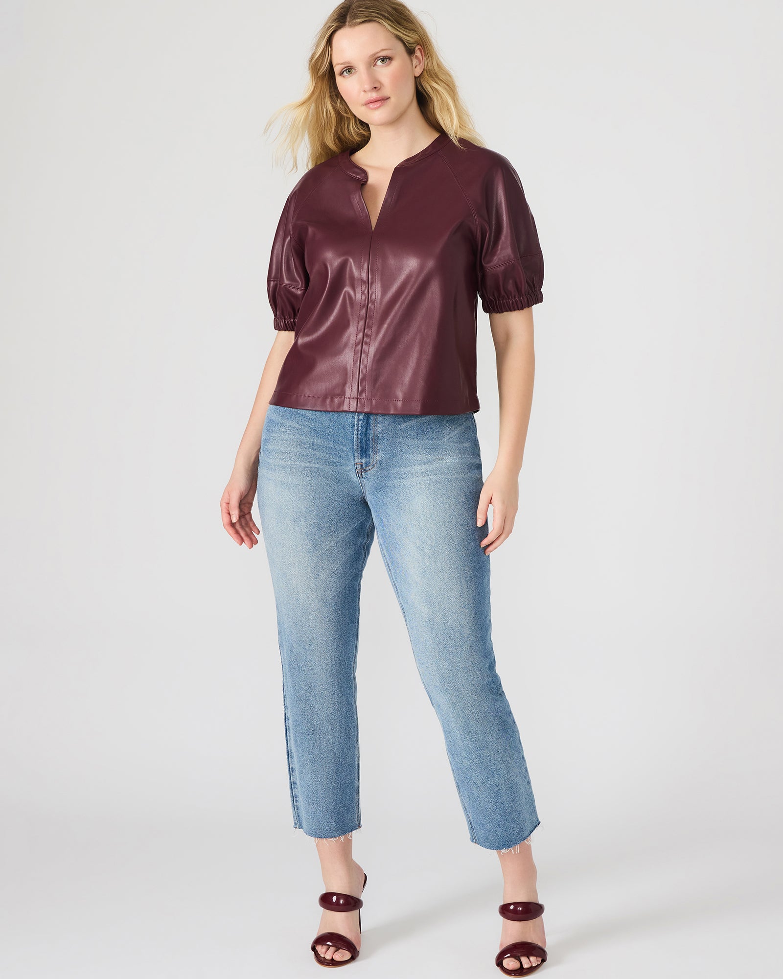 ROXANNE TOP WINE - Clothing - Steve Madden Canada - view 5
