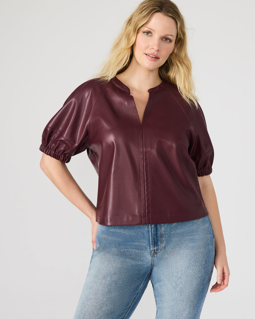 ROXANNE TOP WINE - Clothing - Steve Madden Canada - view 3