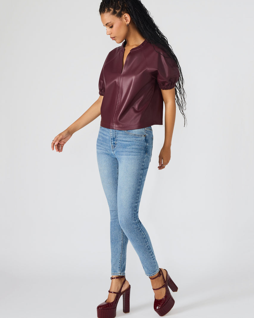 ROXANNE TOP WINE - Clothing - Steve Madden Canada - view 6