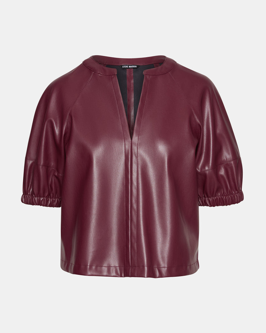ROXANNE TOP WINE - Clothing - Steve Madden Canada - view 7