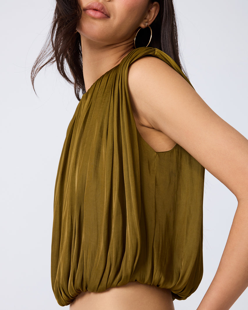 MILANA TOP GREEN - Clothing - Steve Madden Canada - view 2