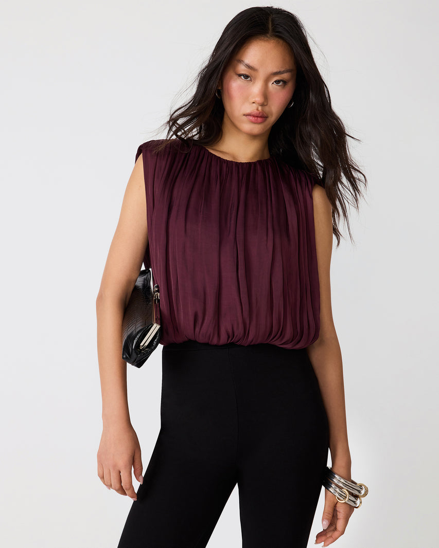 MILANA TOP PURPLE - Clothing - Steve Madden Canada - view 4