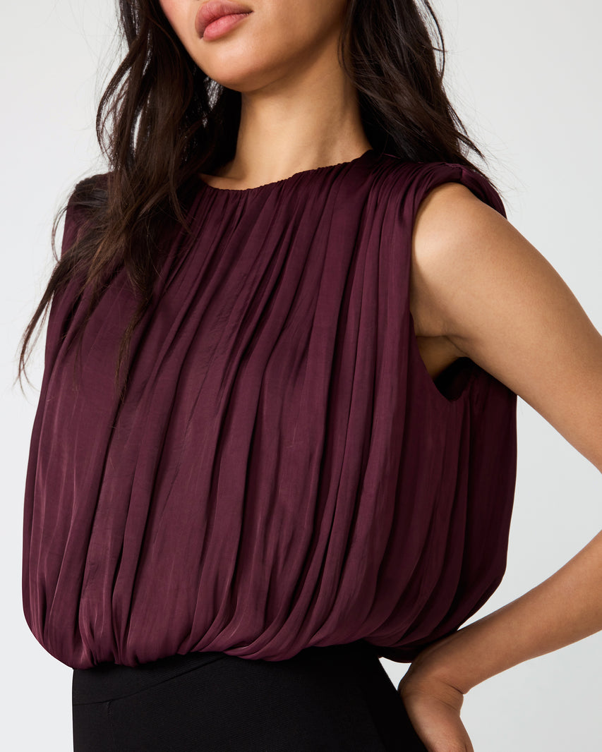 MILANA TOP PURPLE - Clothing - Steve Madden Canada - view 2