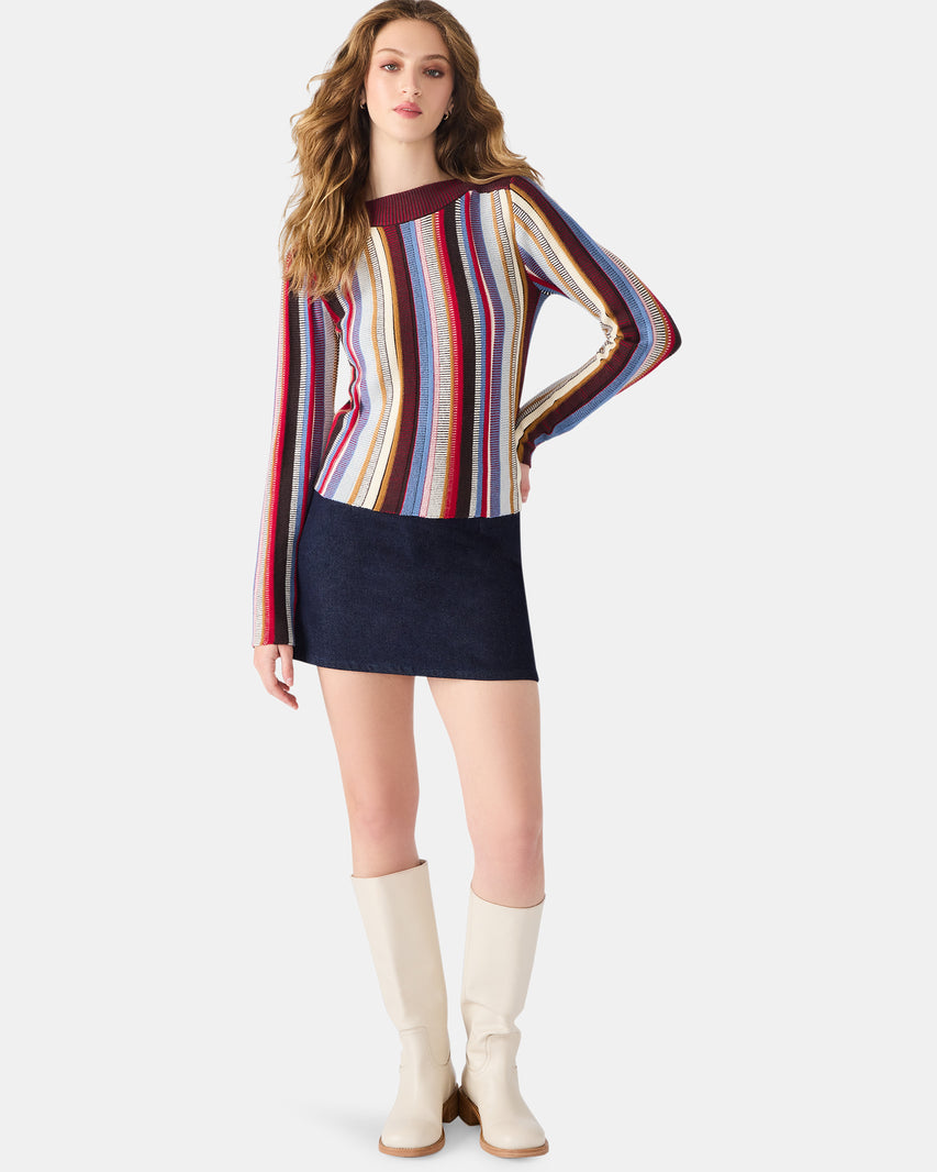 SERRA SWEATER MULTI - Clothing - Steve Madden Canada - view 4