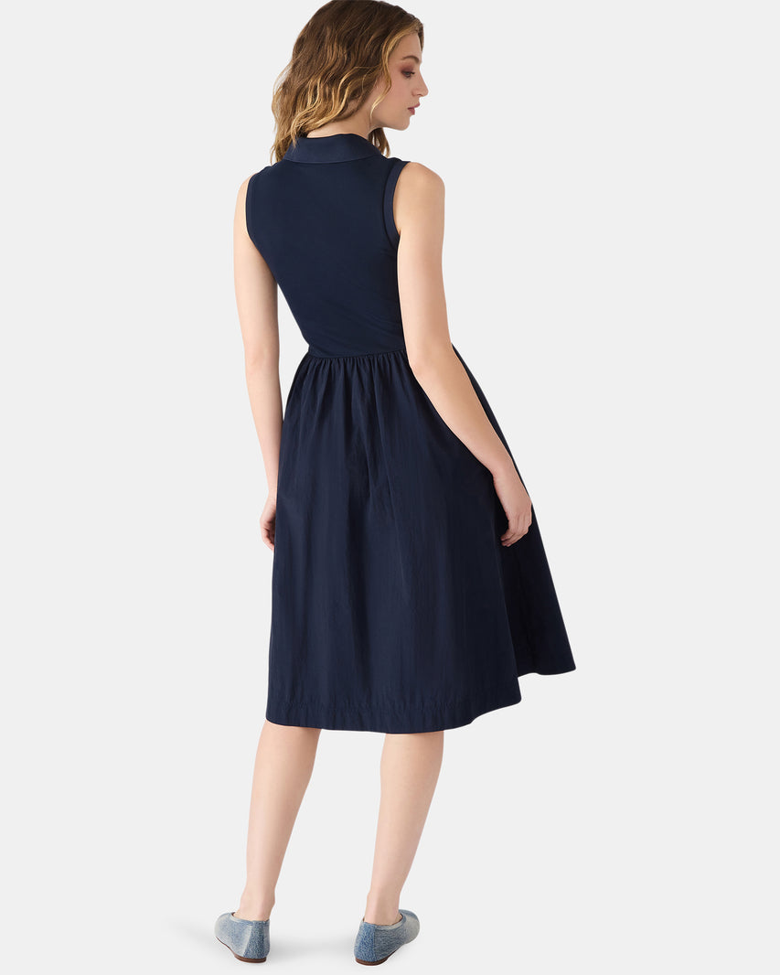 AUDEN DRESS NAVY - Clothing - Steve Madden Canada - view 4