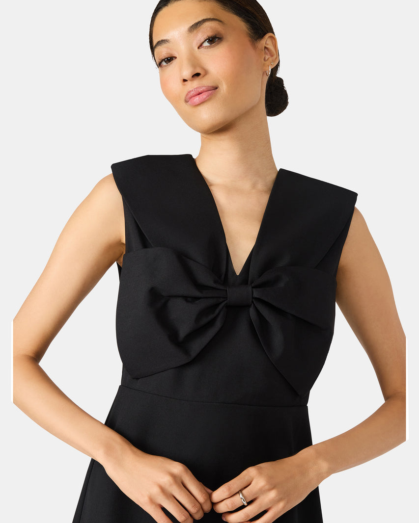 AYANNA DRESS BLACK - Clothing - Steve Madden Canada - view 2