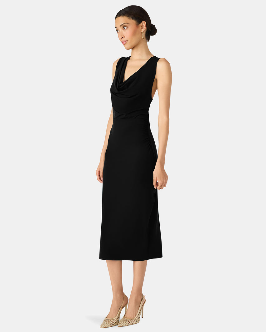 KALINA DRESS BLACK - Clothing - Steve Madden Canada - view 3