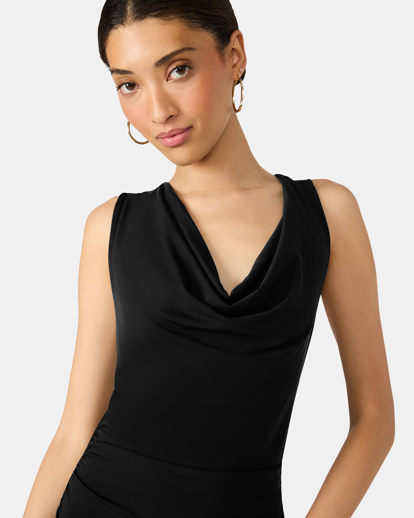 KALINA DRESS BLACK - Clothing - Steve Madden Canada - view 2