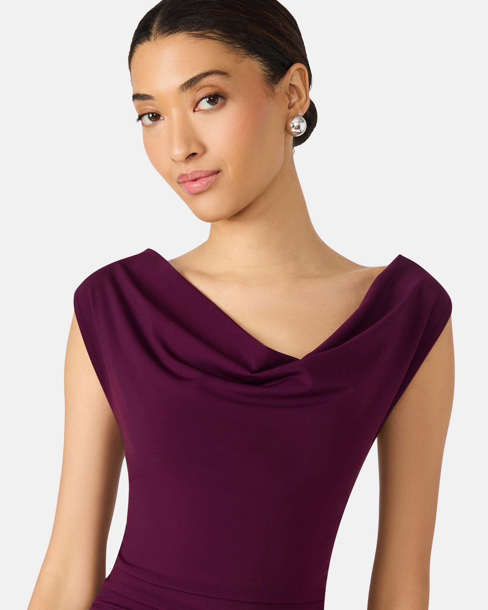 KALINA DRESS PURPLE - Clothing - Steve Madden Canada - view 2