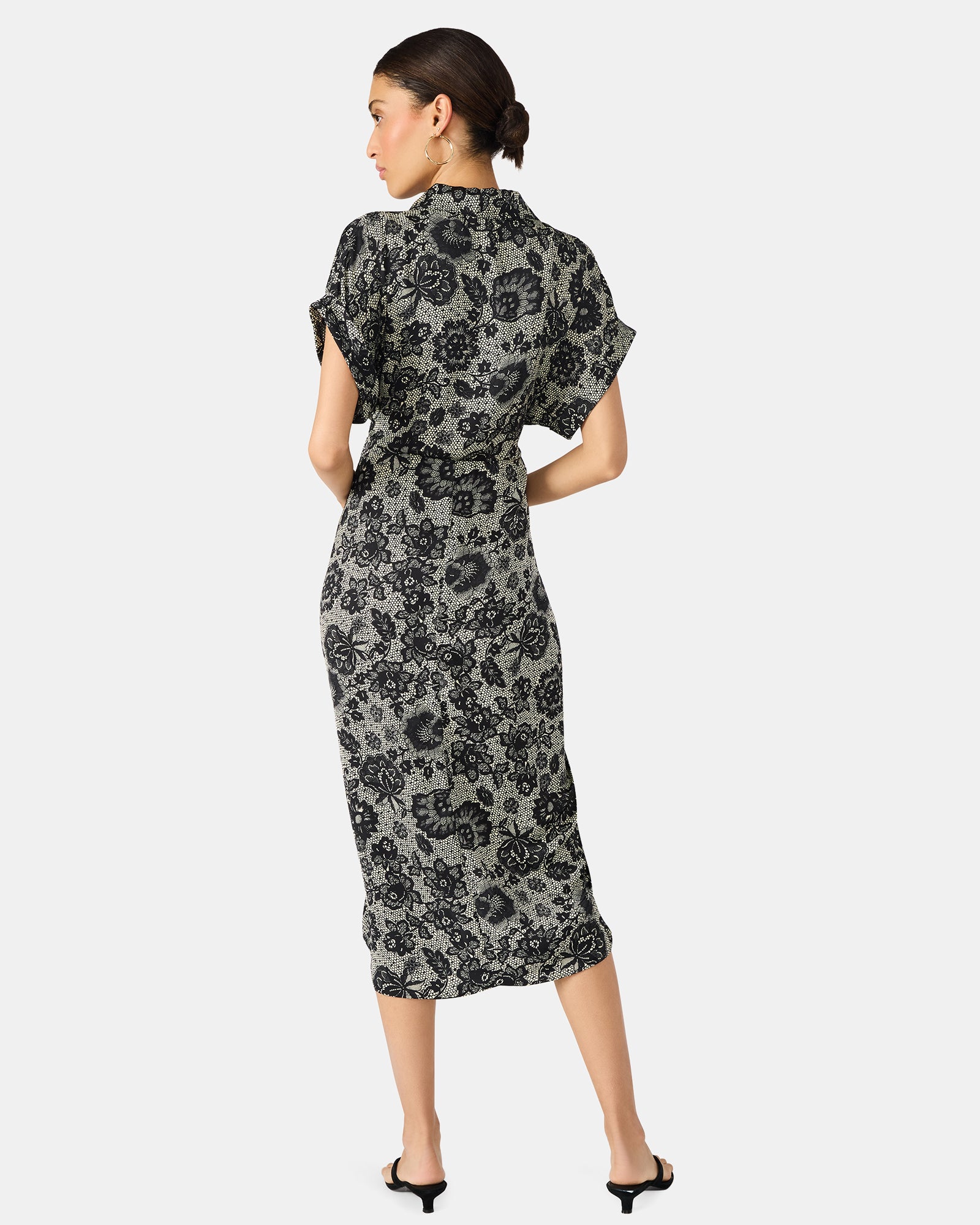 TORI DRESS GREY MULTI - Clothing - Steve Madden Canada