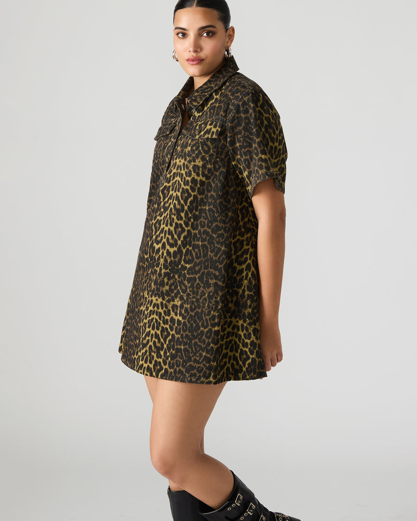 FREDDY DRESS CHEETAH - Clothing - Steve Madden Canada - view 4