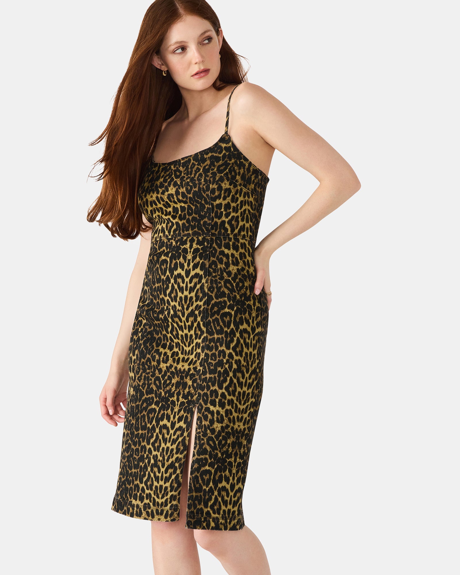 GISELLE DRESS CHEETAH - Clothing - Steve Madden Canada