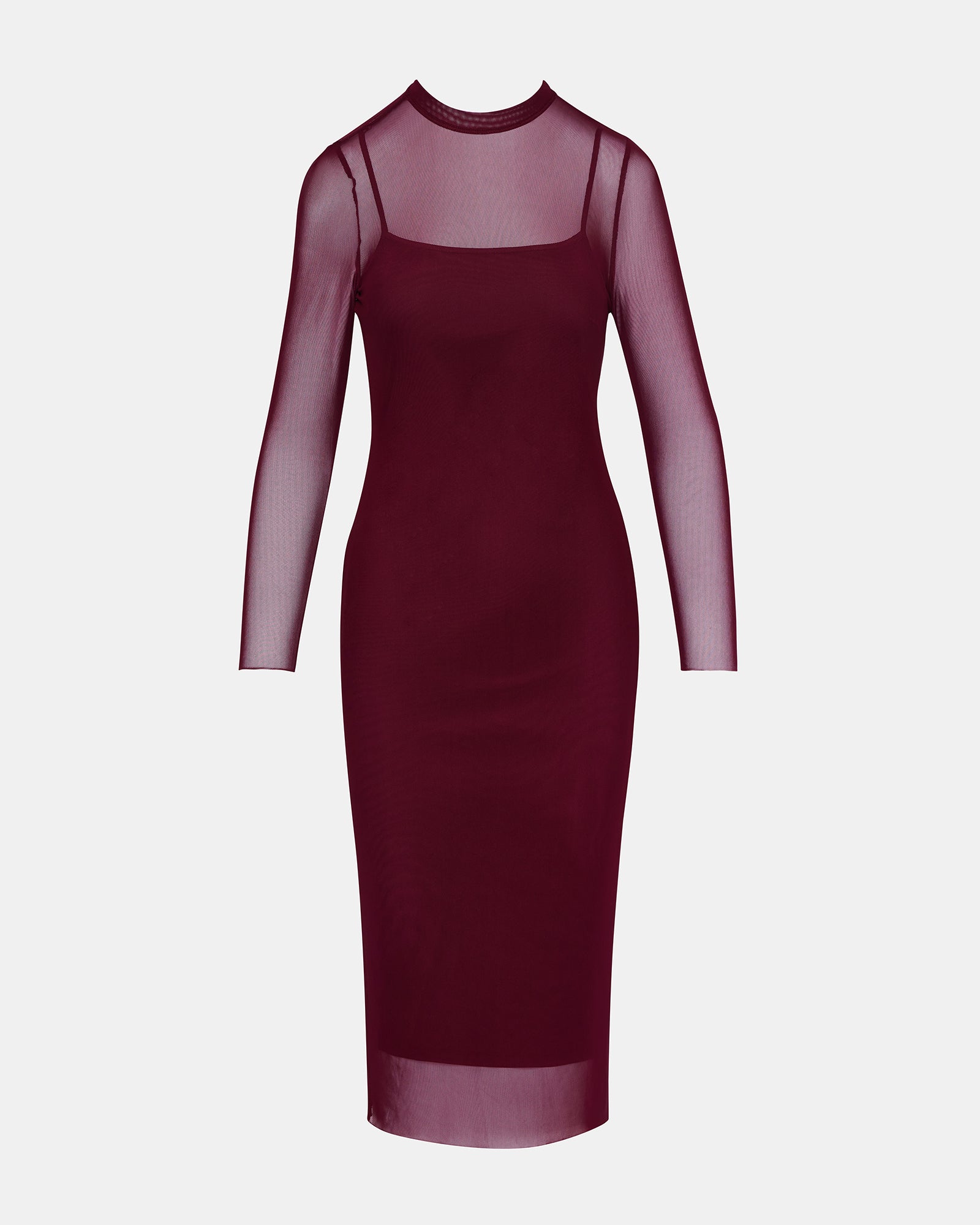 HAILEE DRESS WINE - Clothing - Steve Madden Canada