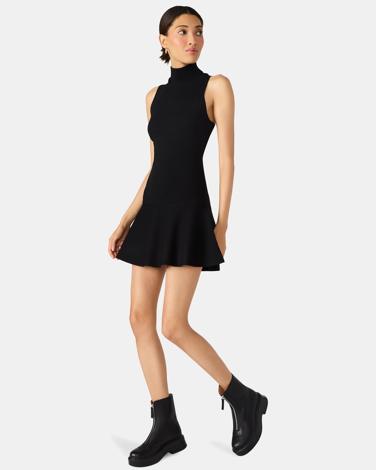 BRESLIN SWEATER DRESS BLACK - Clothing - Steve Madden Canada - view 6