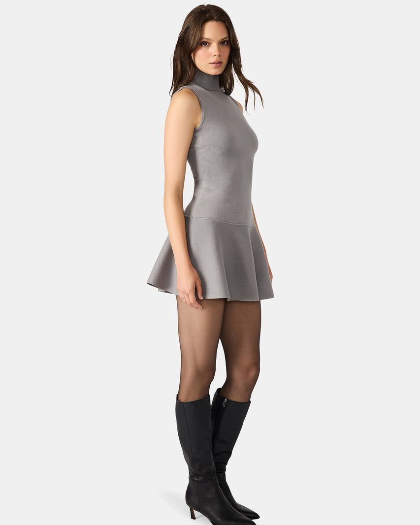 BRESLIN SWEATER DRESS GREY - Clothing - Steve Madden Canada