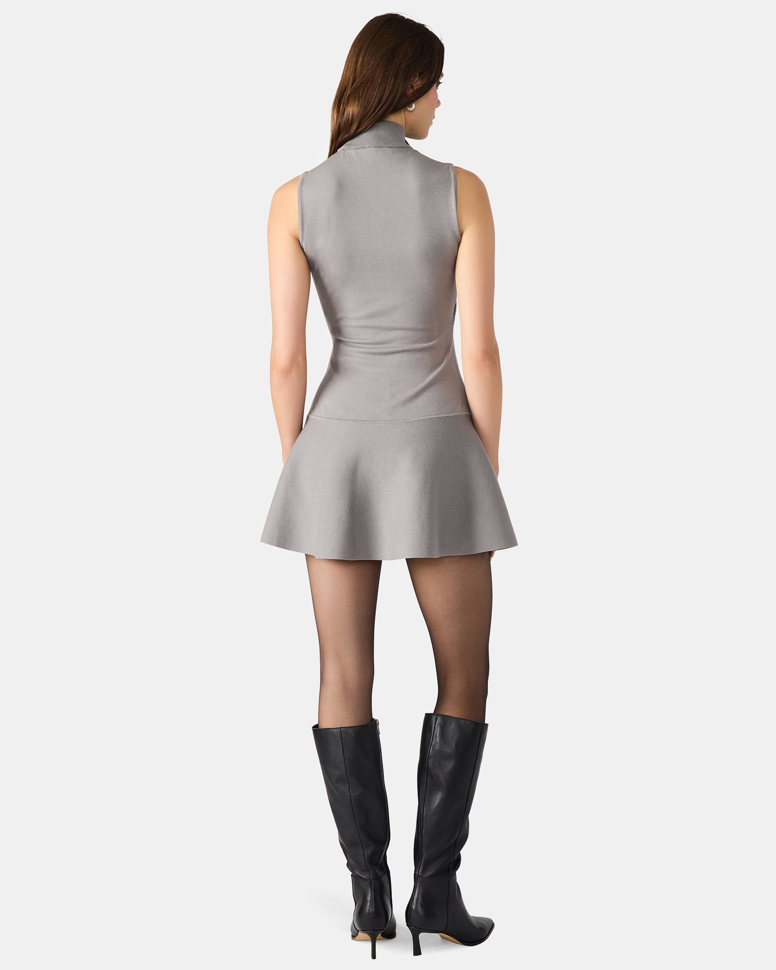 BRESLIN SWEATER DRESS GREY - Clothing - Steve Madden Canada