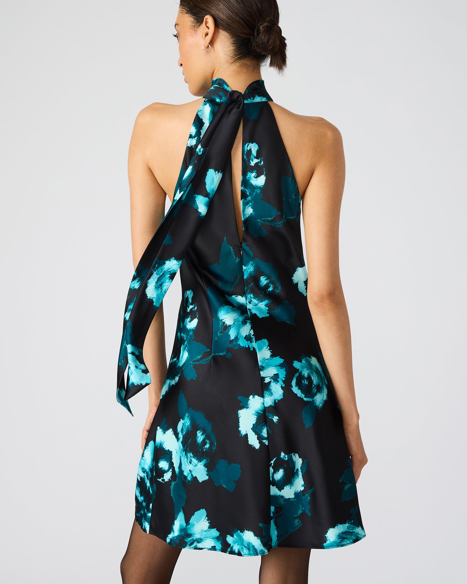 LARA MINI DRESS TEAL - Clothing - Steve Madden Canada - view 3
