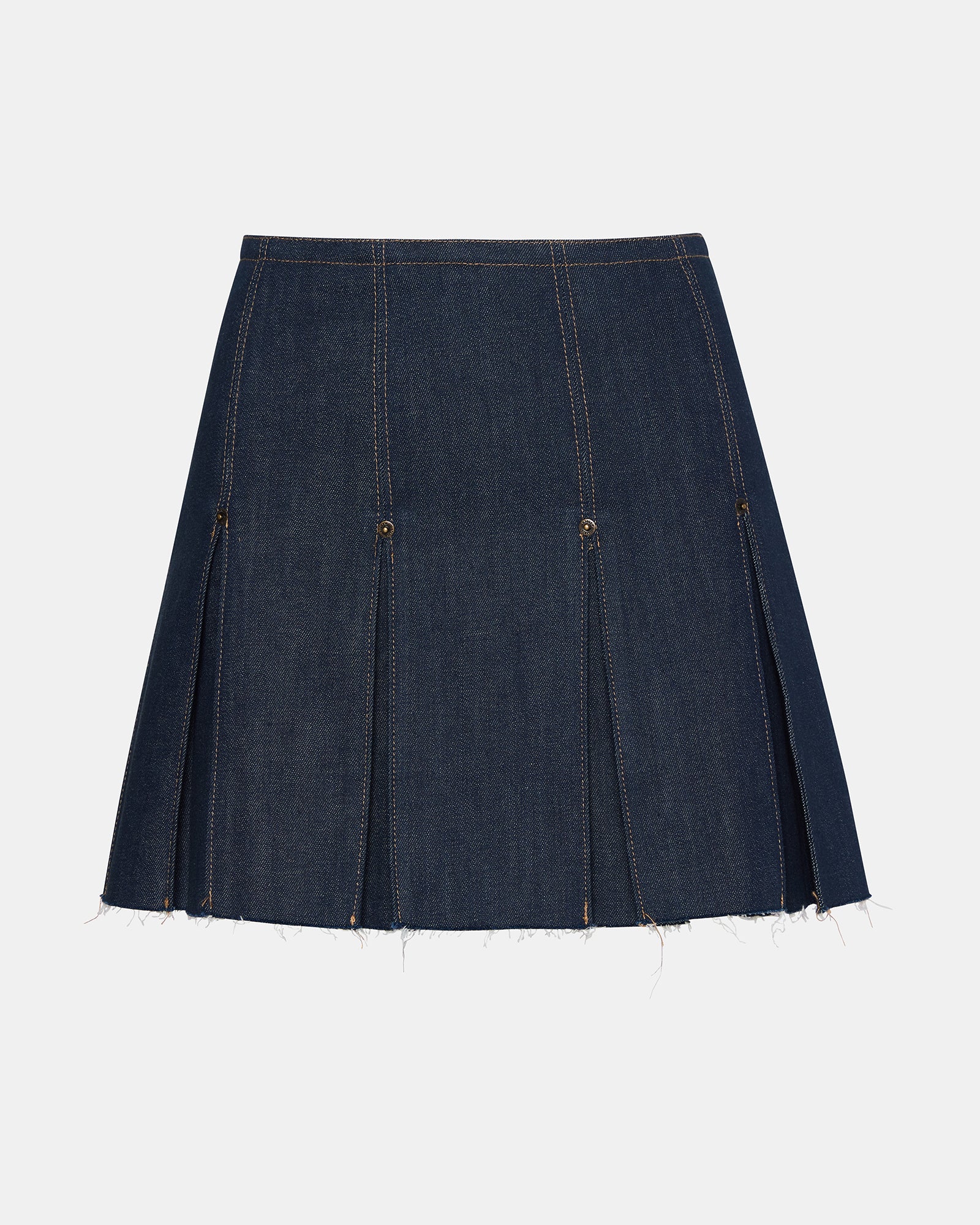 JOAN SKIRT DARK BLUE DENIM - Clothing - Steve Madden Canada - view 6