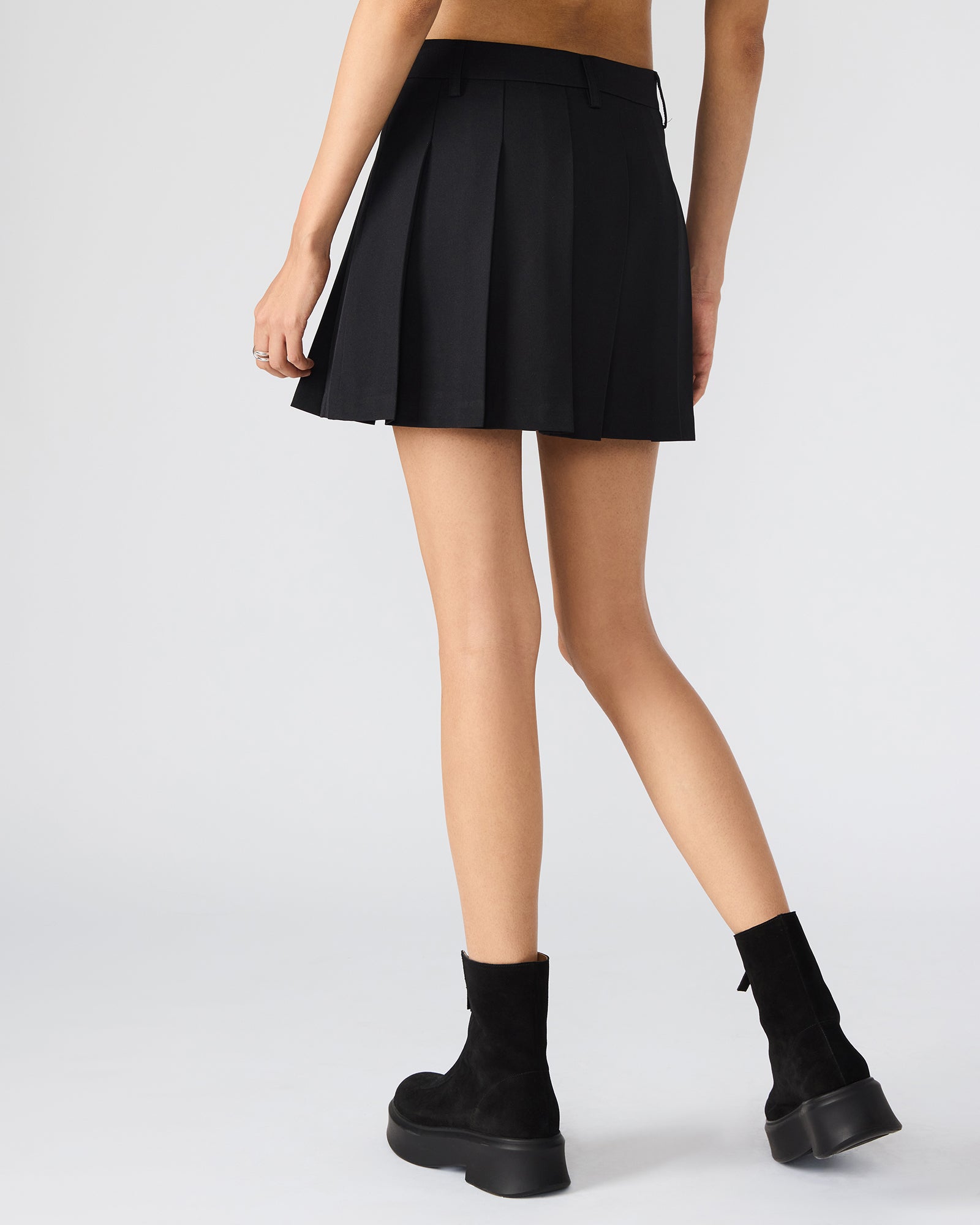 スカート ANDWANG AND Garter mini skirt black S andwang AND Garter mini skirt