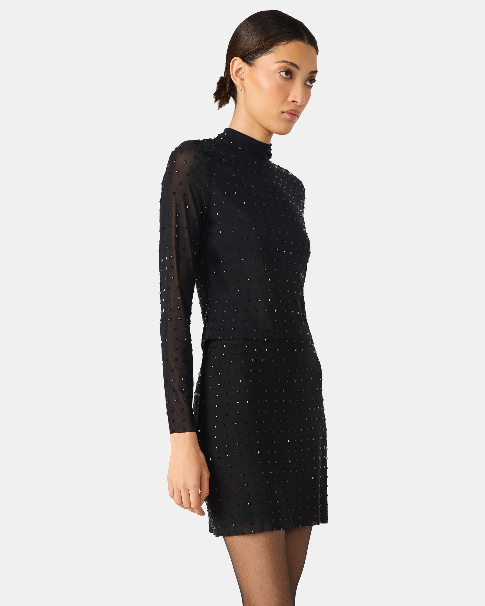 KEILY SKIRT BLACK - Clothing - Steve Madden Canada - view 4