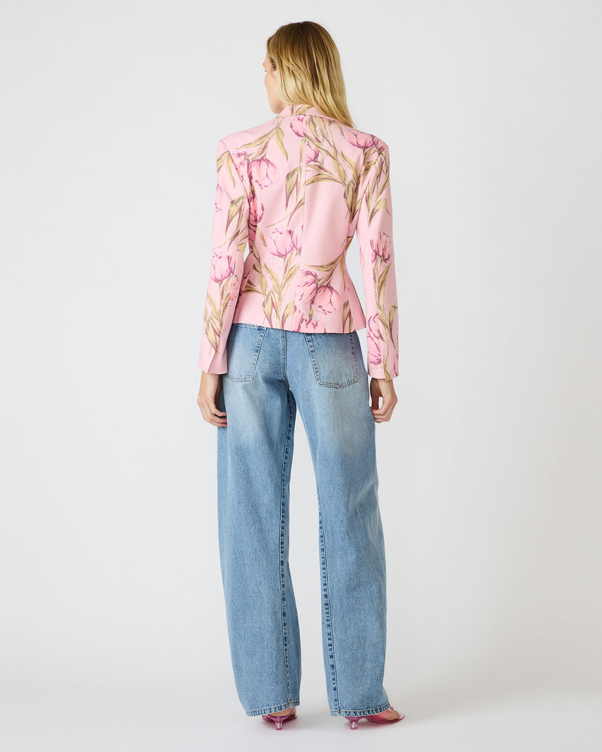 REGINA BLAZER PINK MULTI - Clothing - Steve Madden Canada - view 5