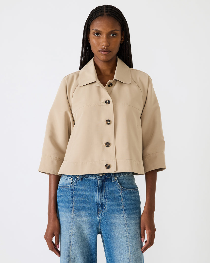 RHODE JACKET TAN - Clothing - Steve Madden Canada - view 2