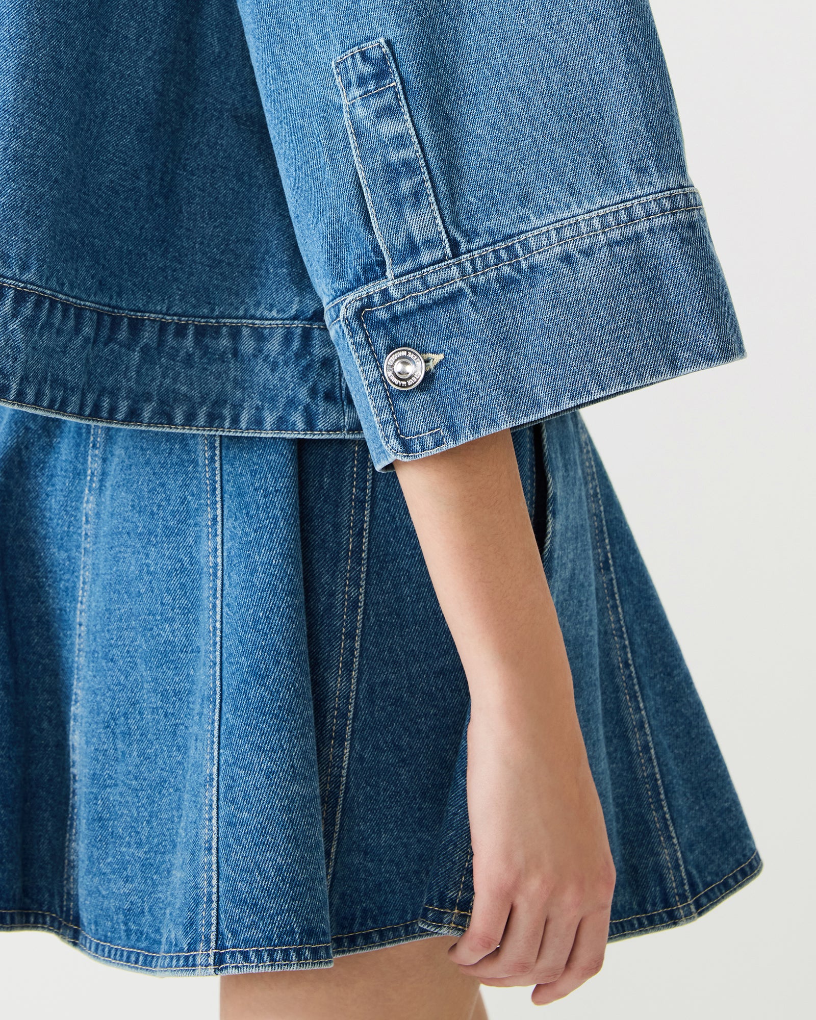 RHODE JACKET DENIM BLUE - Clothing - Steve Madden Canada - view 3
