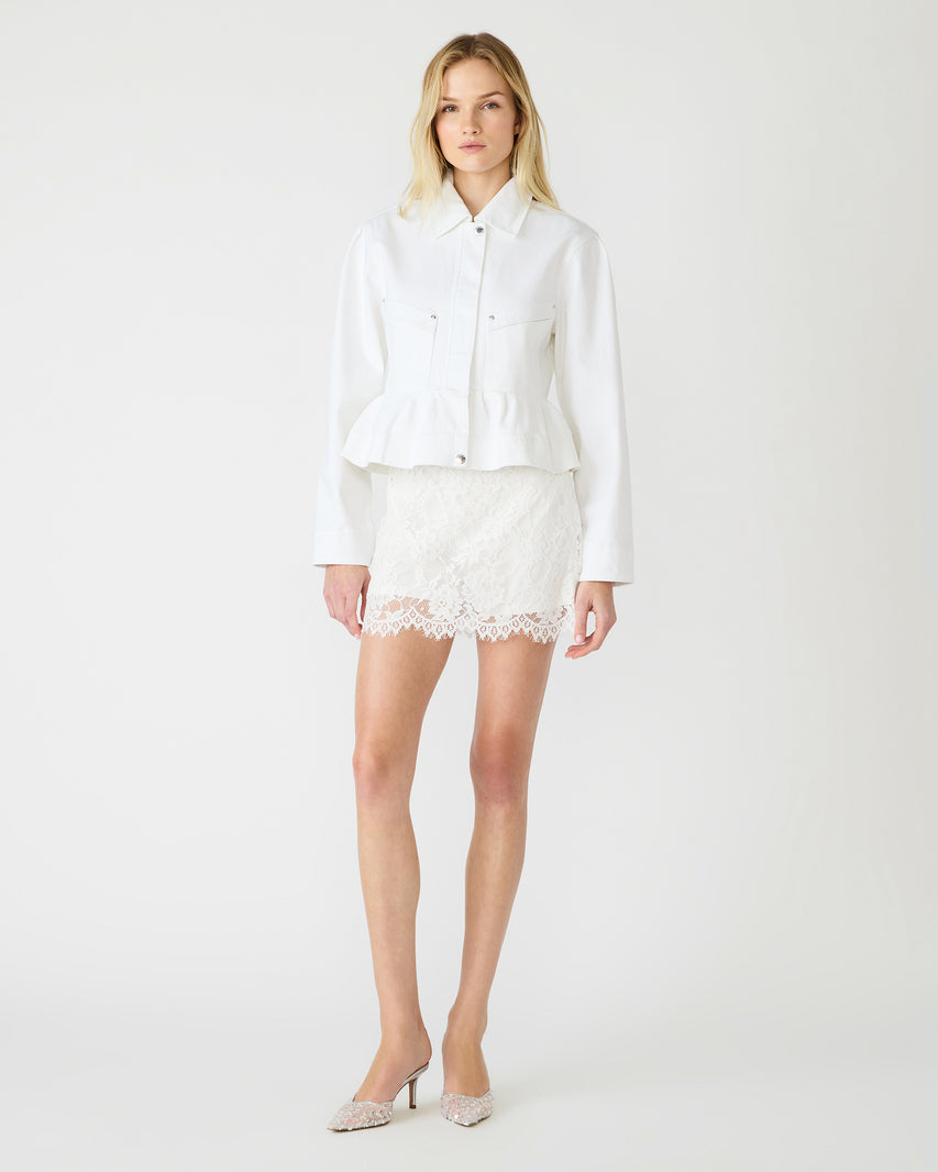 SLOAN JACKET WHITE - Clothing - Steve Madden Canada - view 4