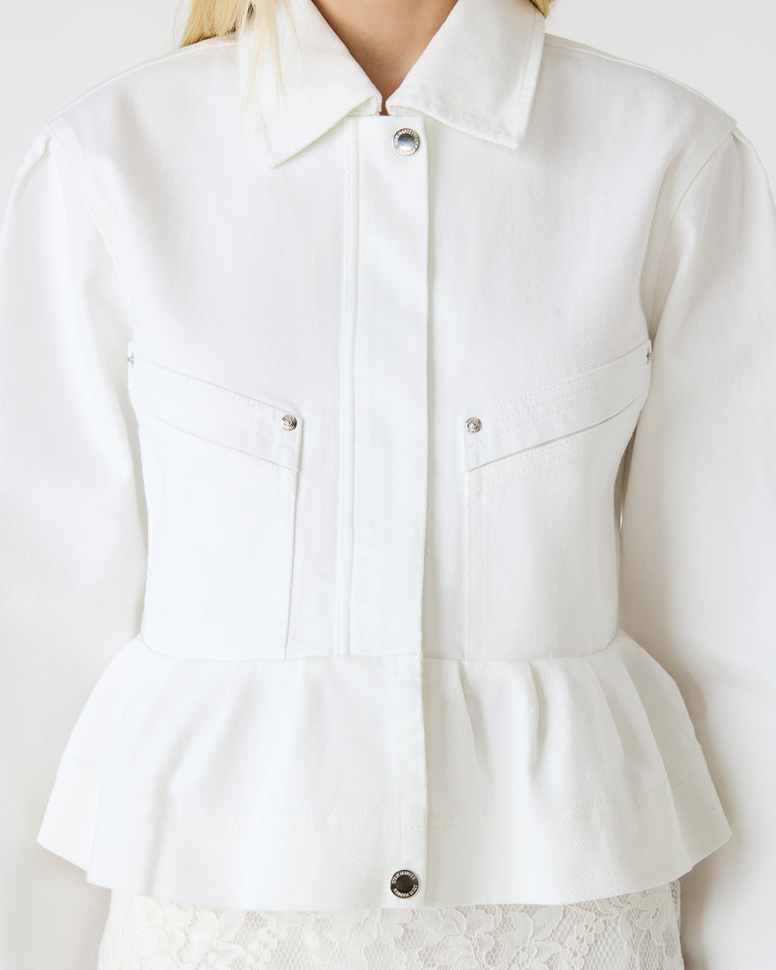 SLOAN JACKET WHITE - Clothing - Steve Madden Canada - view 2
