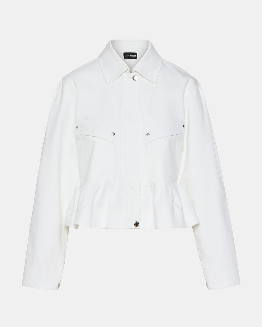 SLOAN JACKET WHITE - Clothing - Steve Madden Canada - view 6