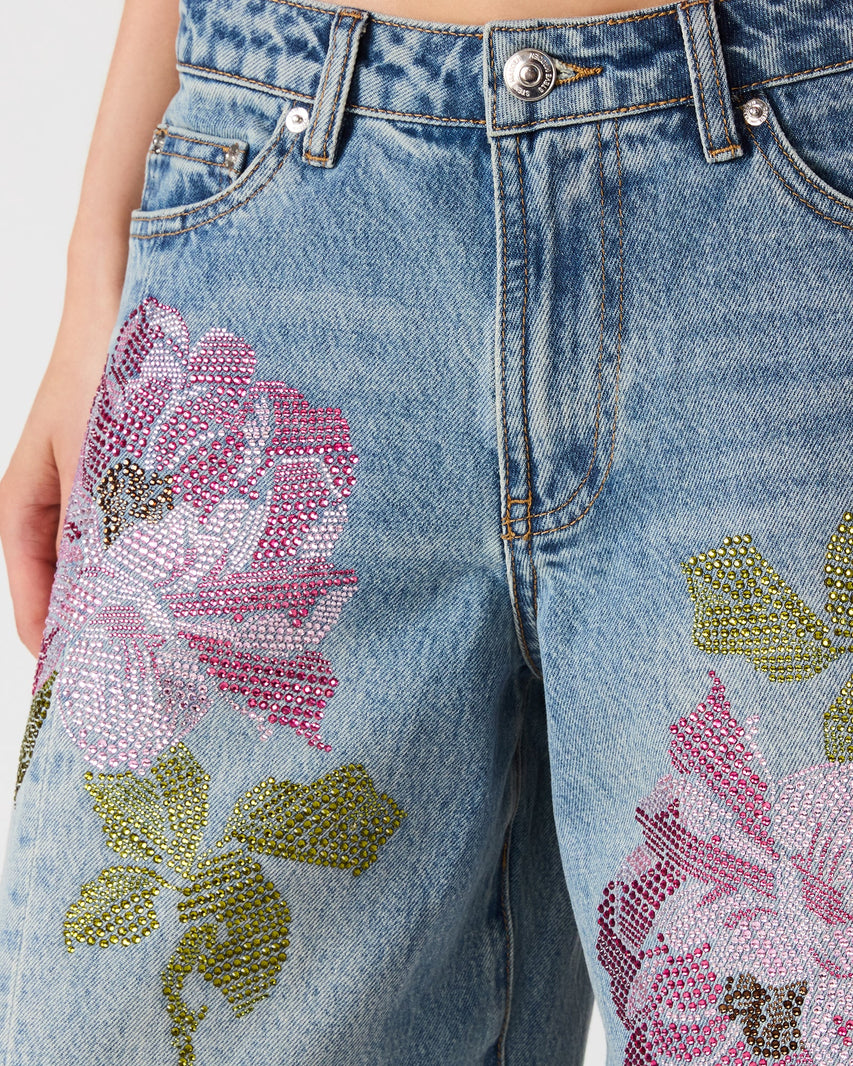KESHA SHORT DENIM - Clothing - Steve Madden Canada - view 5
