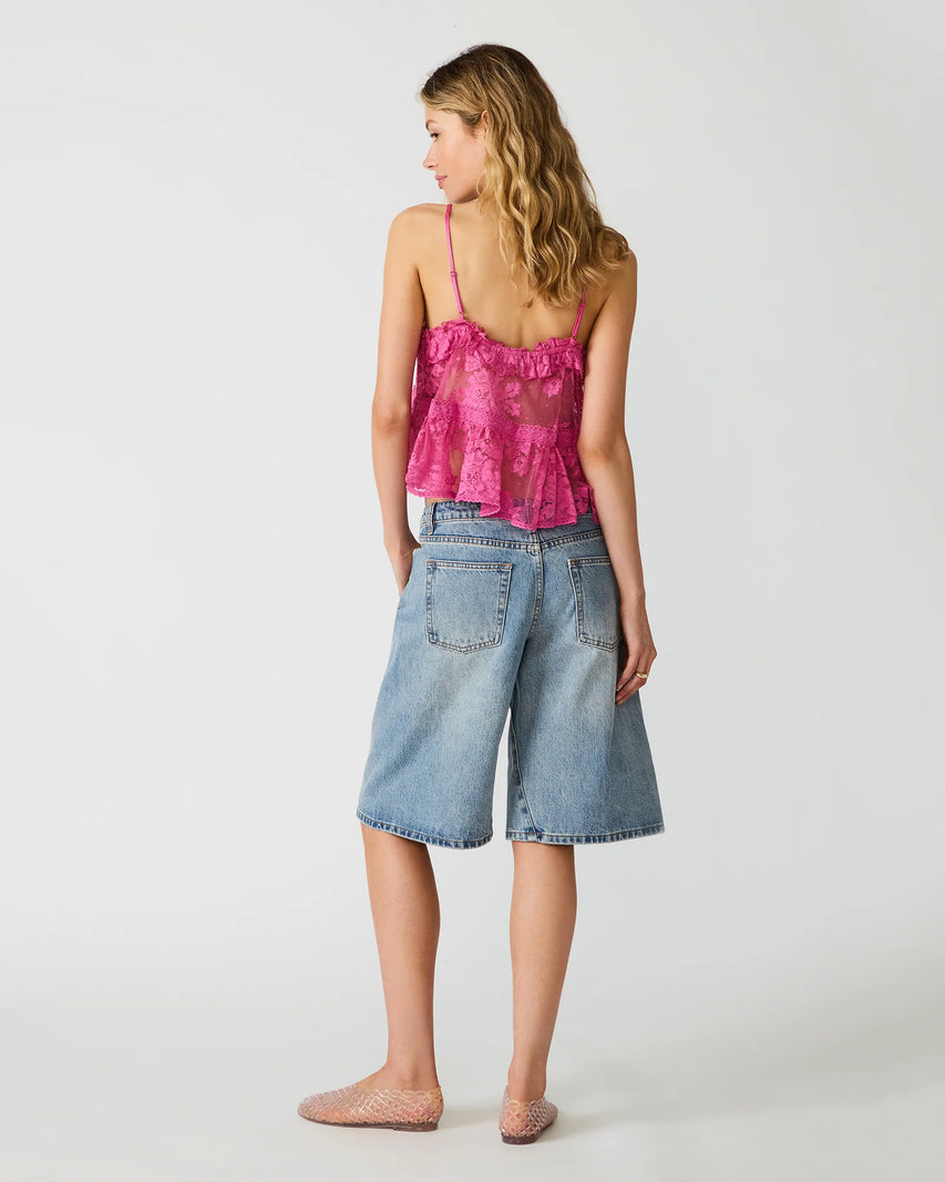 KESHA SHORT DENIM - Clothing - Steve Madden Canada - view 6